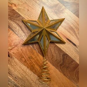 Pottery Barn Mirrored Star Tree Topper